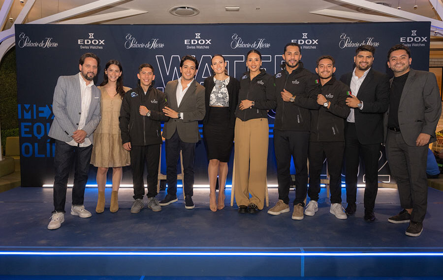 EDOX México Anuncia el Patrocinio "The Water Champion" a Destacados Atletas Olímpicos Mexicanos