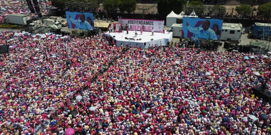 El país se encuentra muy bien, requetebién, dice AMLO sobre ‘Marea Rosa’