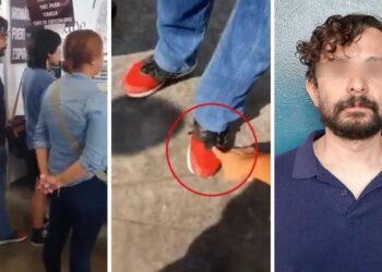 Captan a hombre grabando bajo faldas en Feria de Puebla; era maestro de la BUAP