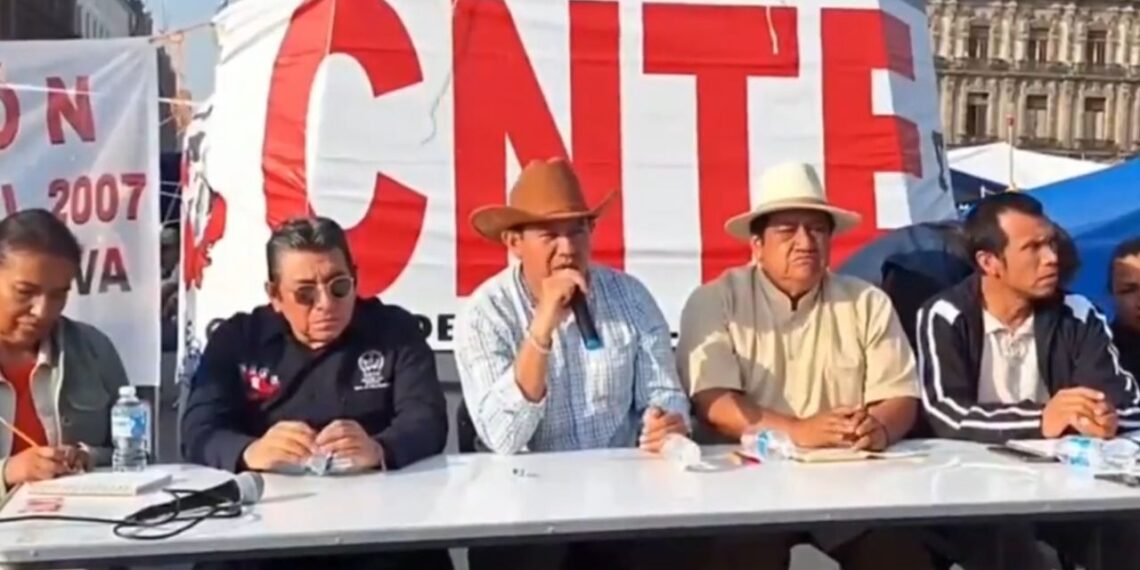 CNTE mantendrá plantón en el Zócalo; conoce los bloqueos hoy