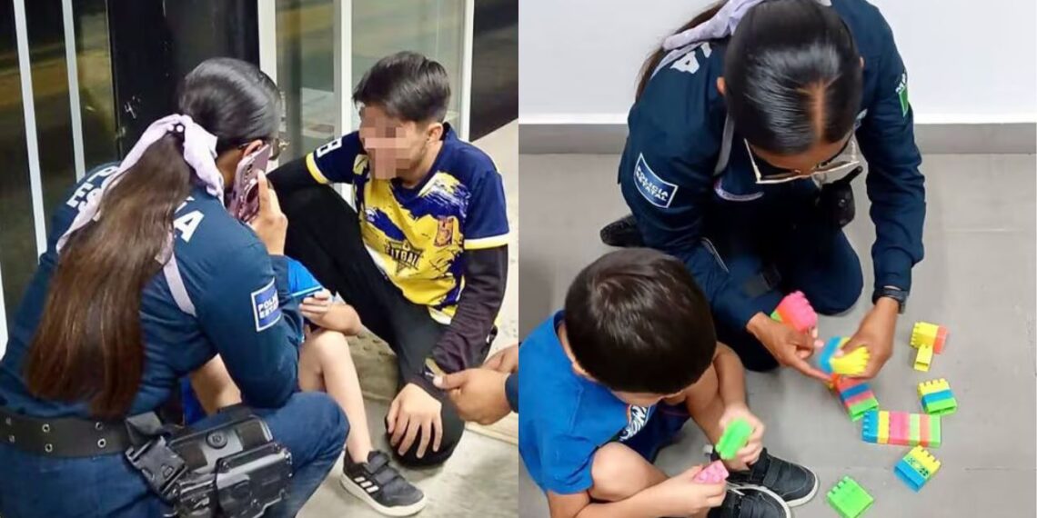 Rescatan a niño autista perdido en estación de Tuzobús, Pachuca