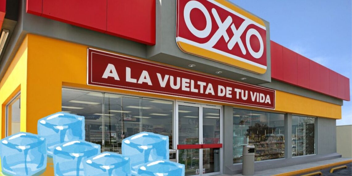 Por alta demanda, Oxxo limita venta de hielo en tiendas de la CDMX