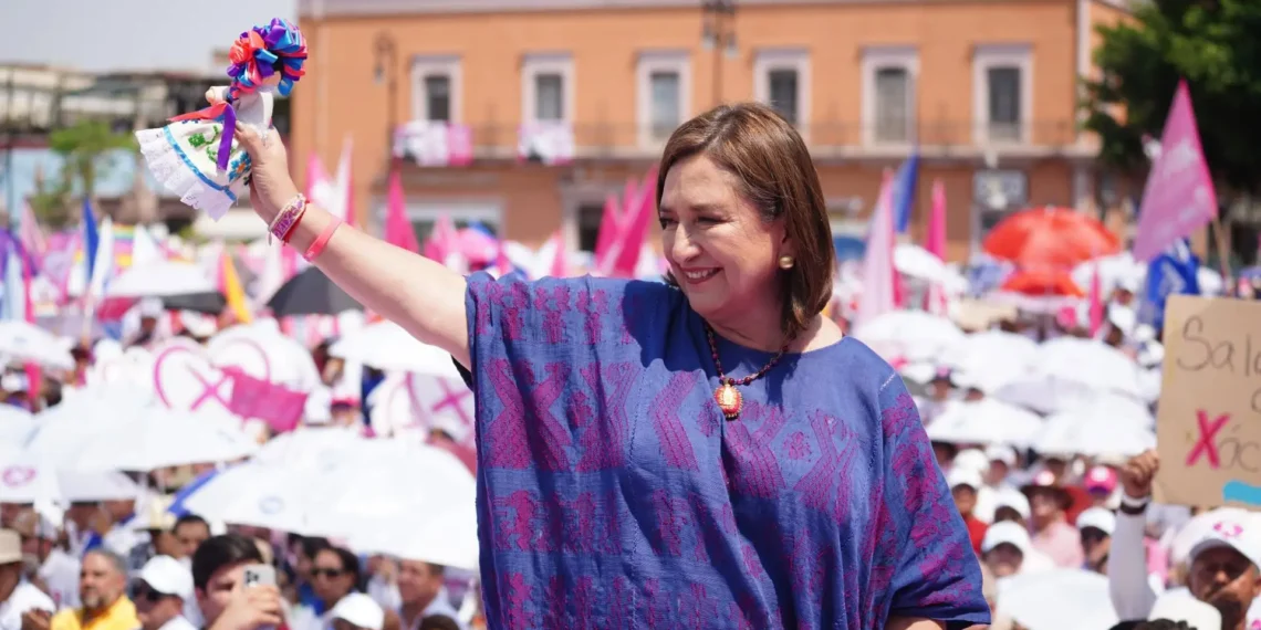 Así se vivió la ‘Marea Rosa’ en México, Estados Unidos, España y Londres para demostrar su apoyo a Xóchitl Gálvez