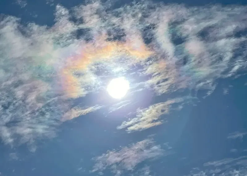 Captan fenómeno solar en CDMX; aquí las hermosas fotos