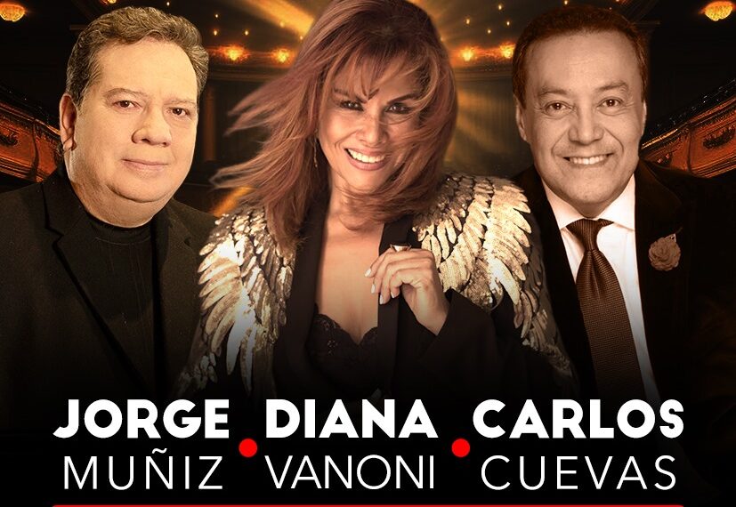 DIANA VANONI, CARLOS CUEVAS Y JORGE “COQUE” MUÑIZ se unen para hacer gira nacional