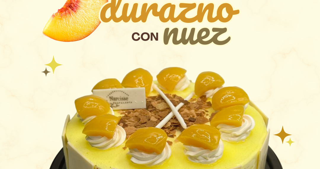 El durazno, la fruta de gran combinación en pasteles