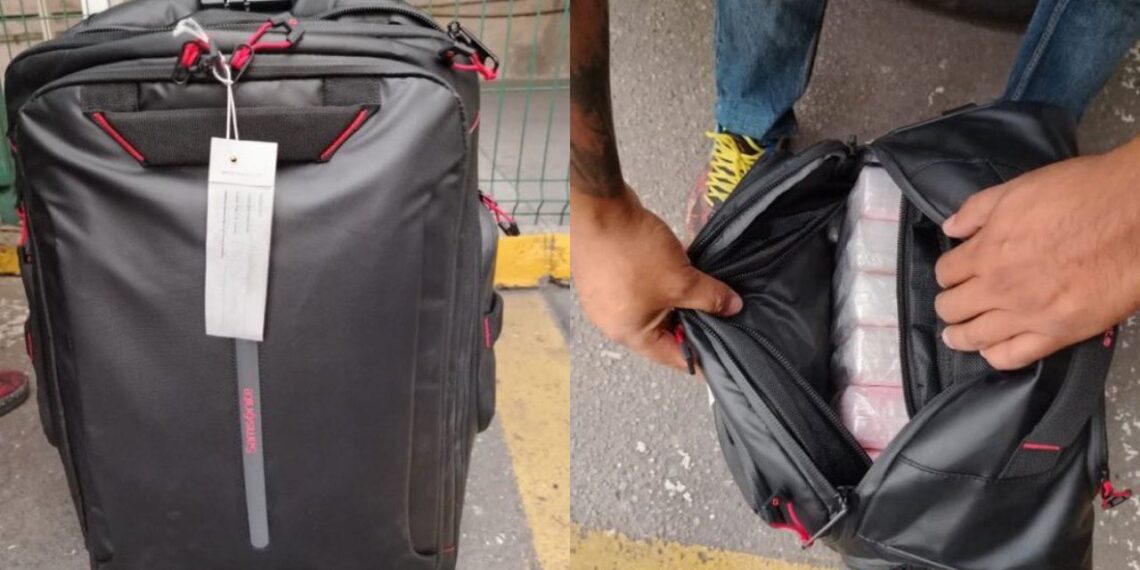 Detienen a tres personas con 21 kilos de cocaína en el AICM