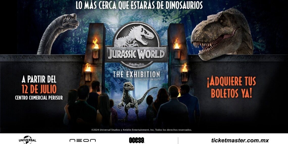 Jurassic World: The Exhibition llega a la Ciudad de México
