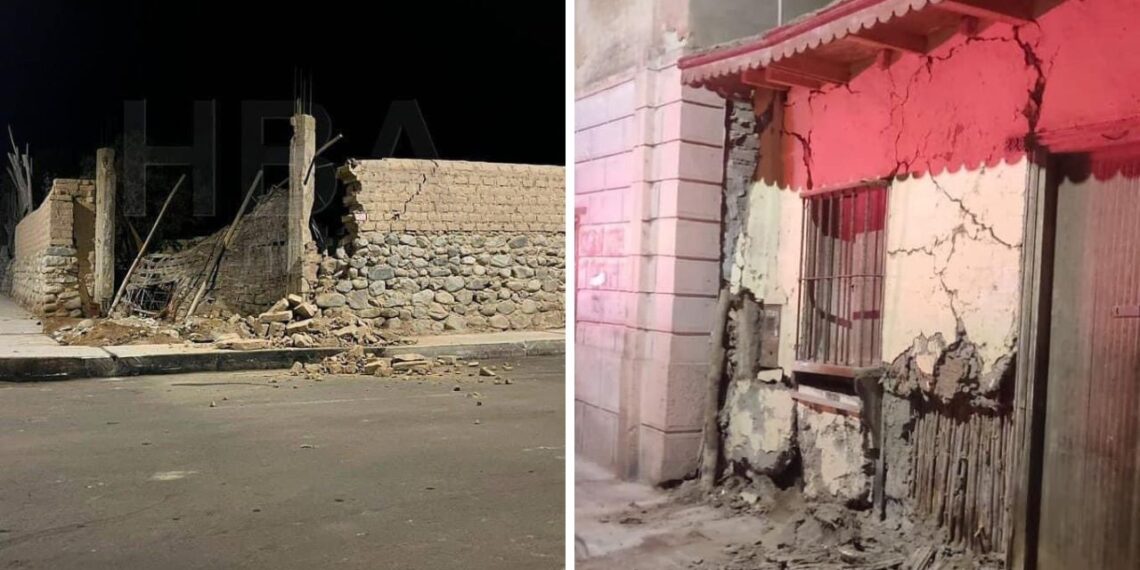 Sismo M7 en Perú deja varios heridos y daños materiales