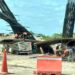 Lluvias provocan colapso de sección de puente del tramo 7 del Tren Maya