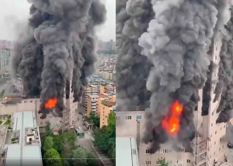 Incendio en centro comercial en China deja al menos 6 muertos