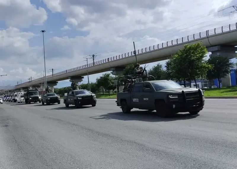 Arriban 300 elementos de la Sedena y GN para reforzar seguridad de NL