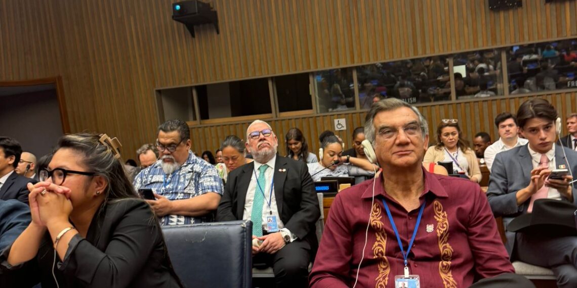 Asiste Américo Villarreal a presentación del Cuarto Informe Nacional Voluntario de México en la ONU