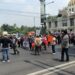 Manifestantes bloquean Eje Central y Av. Juárez