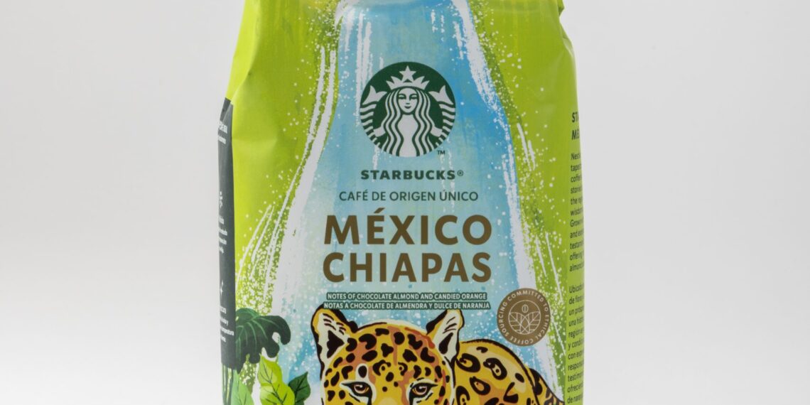 Starbucks presenta nuevo empaque para su café de grano entero México Chiapas