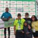 Con gran carrera en la segunda parte Abraham Hernández y Mayra Sánchez ganan la 42 edición de la Carrera del Día del Padre 21k