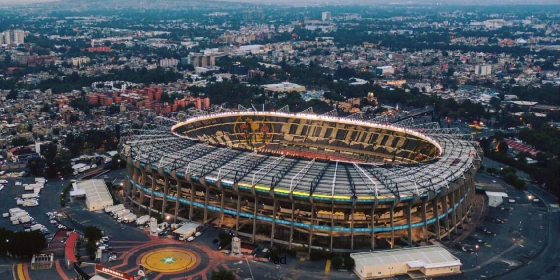 Filtran imágenes del Estadio Azteca en plena remodelación