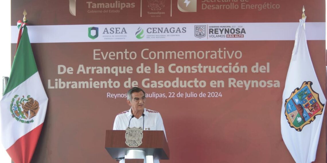Inicia Américo construcción de gasoducto Libramiento en Reynosa; Tamaulipas se confirma como referente energético