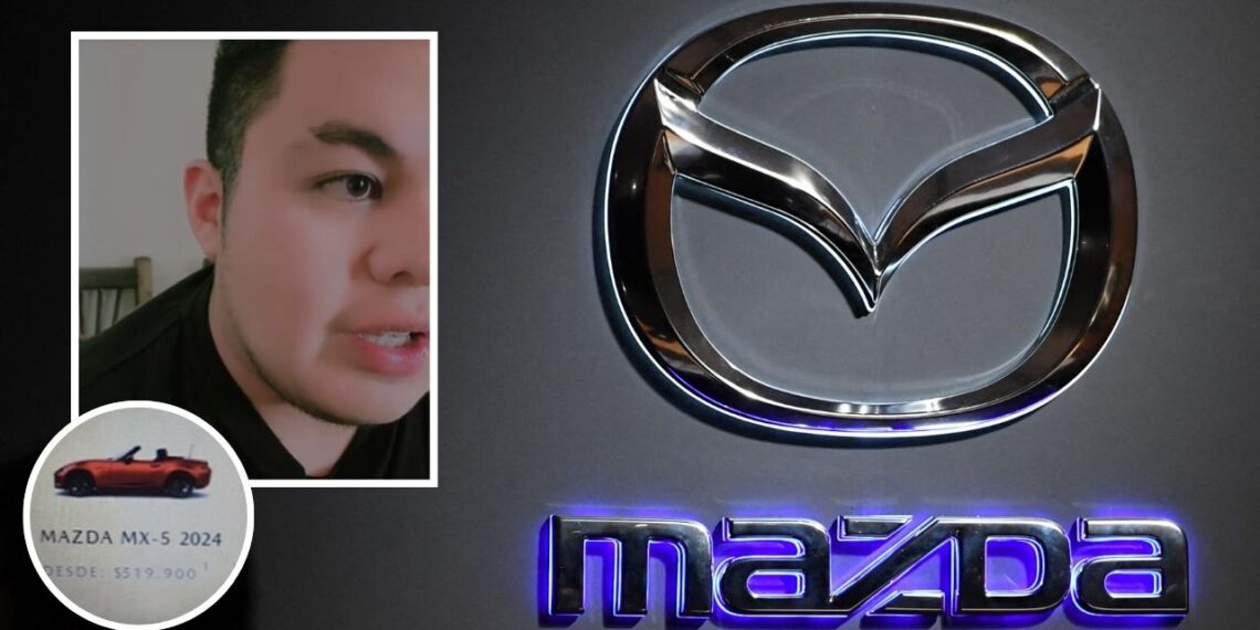 Mazda anuncia acciones legales contra joven que intentó comprar auto a 520 pesos