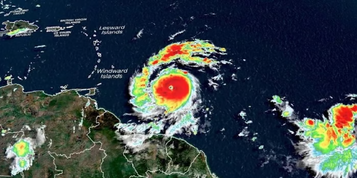 Huracán ‘Beryl’ sigue como categoría 5 y se dirige a Jamaica; ésta es su trayectoria