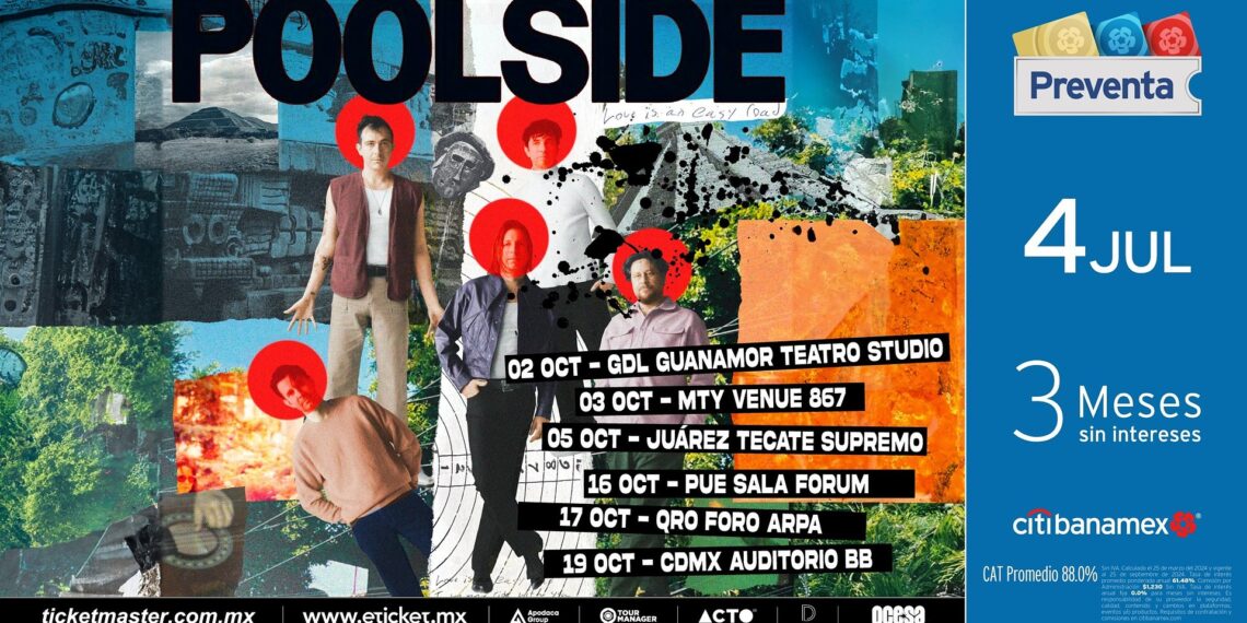 Poolside de gira por México