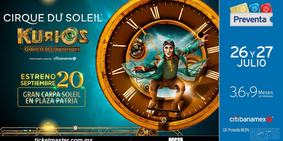 Cirque du Soleil regresa a Guadalajara con KURIOS (Gabinete de curiosidades)