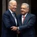 “Le felicito”, dice AMLO a Biden por renunciar a la reelección en EUA