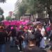 Comerciantes del Metro protestan en calles del Centro