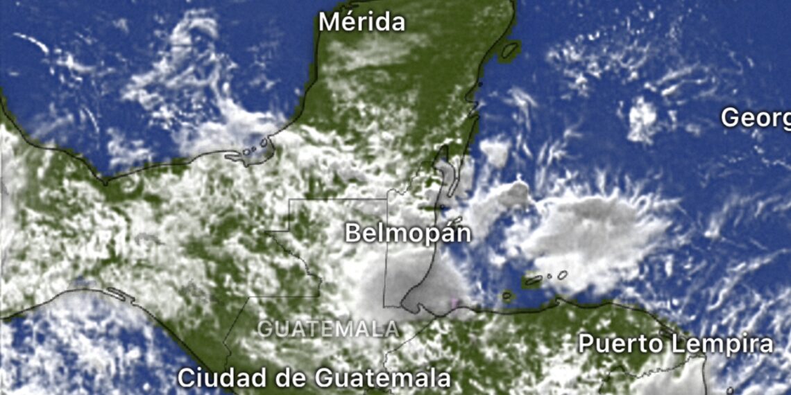 Prevén lluvias intensas con actividad eléctrica en la Península de Yucatán