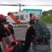 Rescatan a familia varada en el río Pilón en Montemorelos, NL