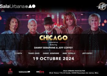 CHICAGO EXPERIENCE FEAT. DANNY SERAPHINE & JEFF COFFEY llega a México para presentarse en sala urbana