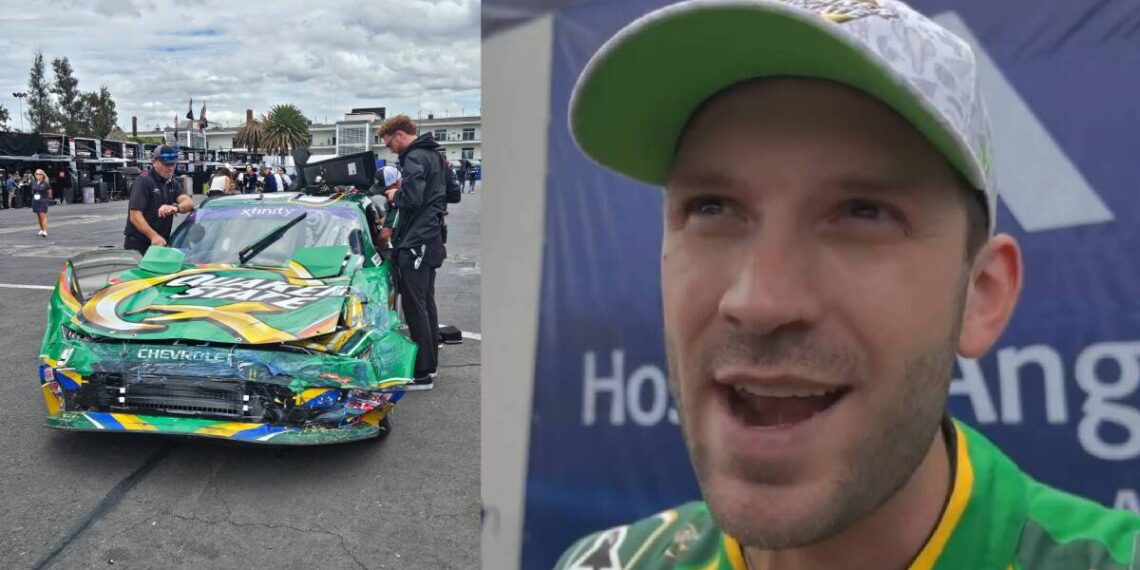 El fuerte accidente de Daniel Suárez en México en NASCAR Xfinity
