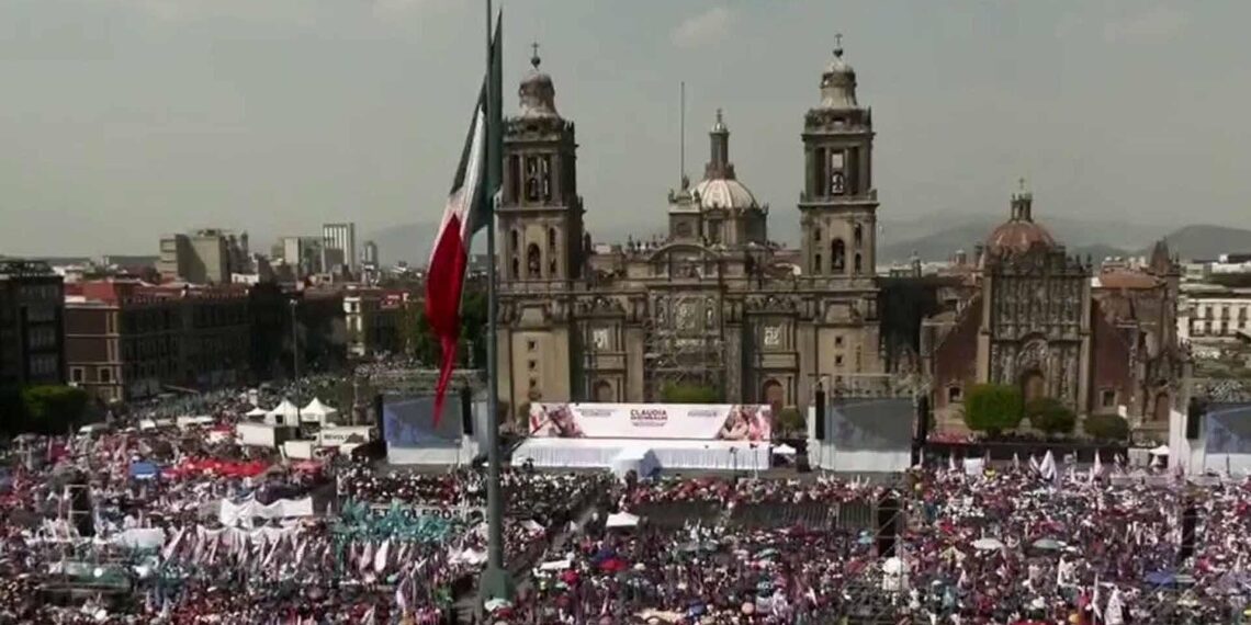 Sheinbaum celebrará toma de protesta con mitin en el Zócalo de CDMX