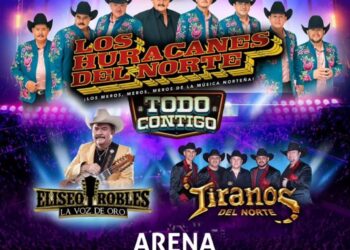 Mañana sábado los HURACANES DEL NORTE ofrecerán concierto histórico en la ARENA CDMX