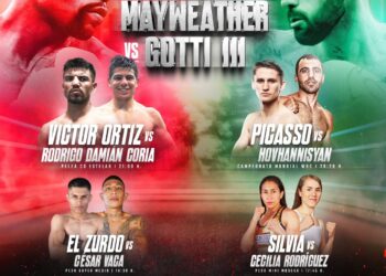 Boletos al 2×1 para la histórica pelea entre MAYWEATHER y GOTTI III en la arena CDMX