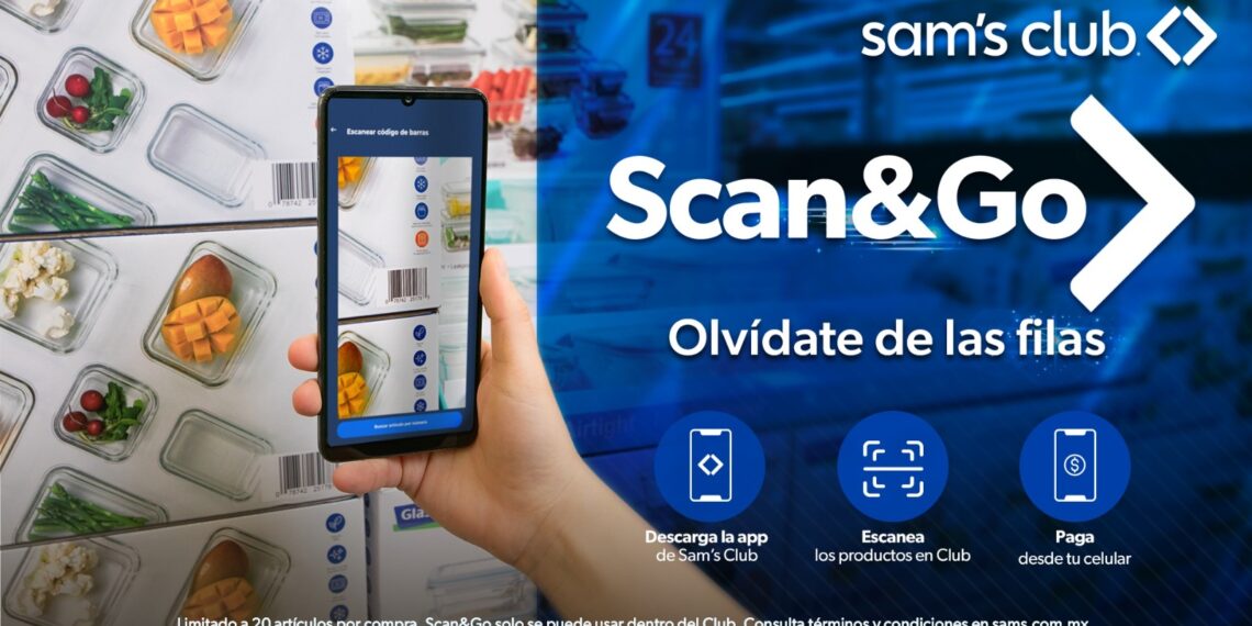 ¡Las filas son historia con Scan & Go! 3 años de ayudar a los socios de Sam’s Club a evitarlas