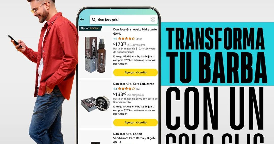 Don José Grisi impulsa su estrategia de e-Commerce de “barbería” en Amazon y MercadoLibre