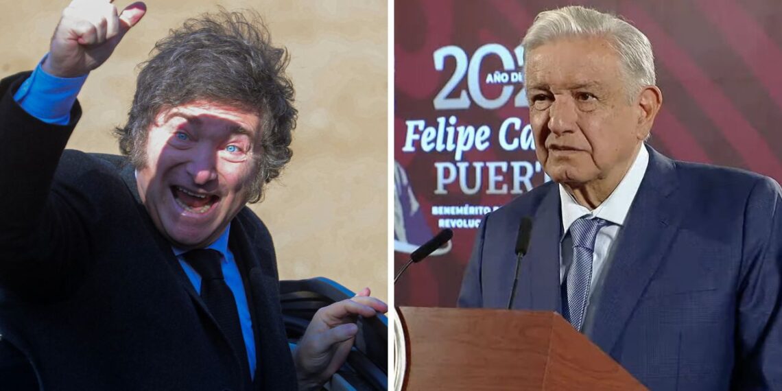 AMLO no recibirá a Milei durante su visita a México