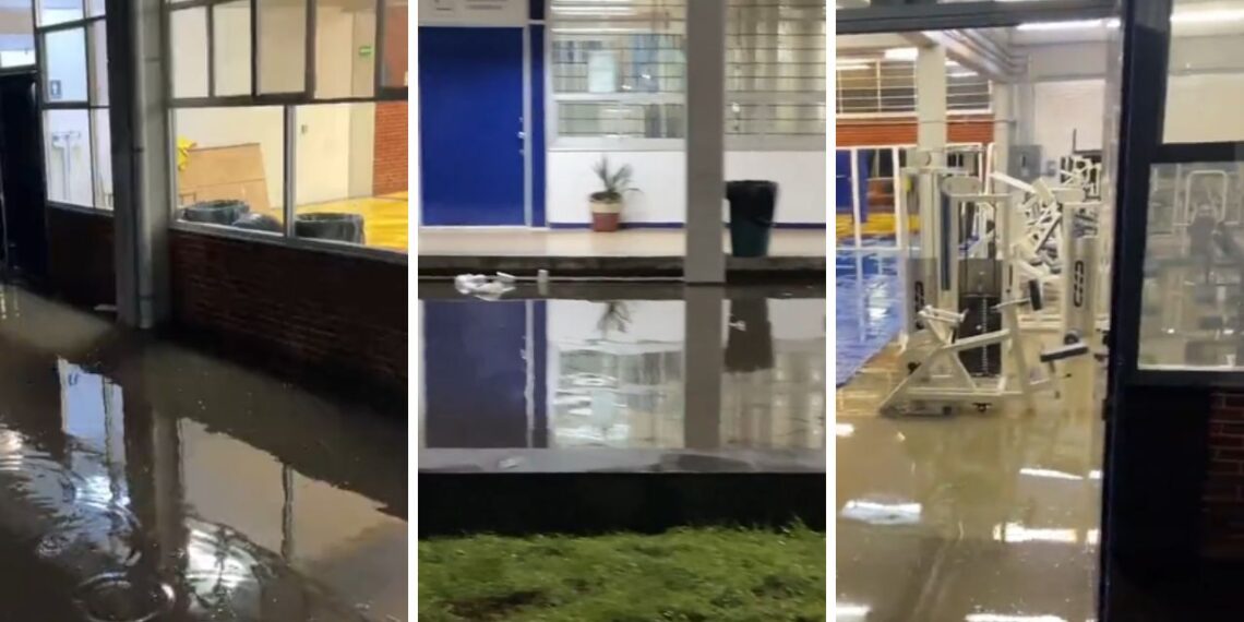 FES Aragón suspende clases por inundaciones en instalaciones