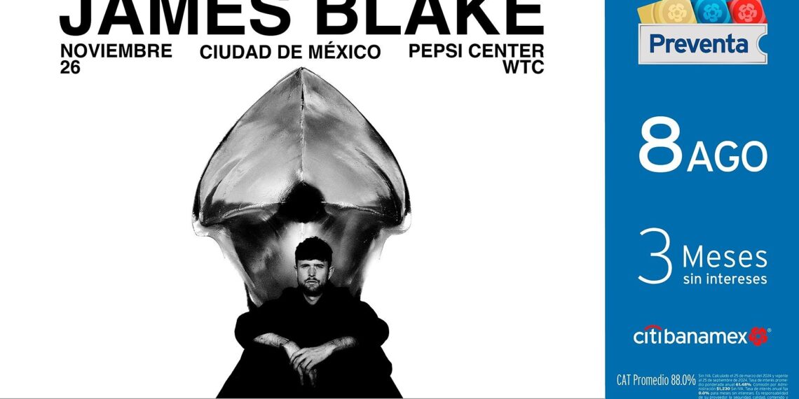 James Blake dará concierto en la Ciudad de México