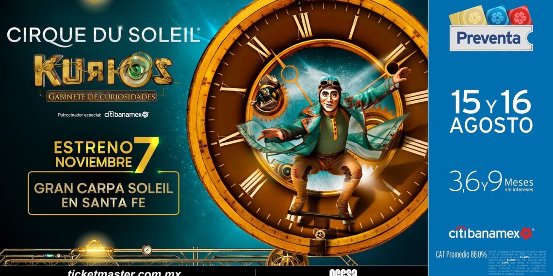 Cirque Du Soleil Kurios llegará a Ciudad de México y Guadalajara