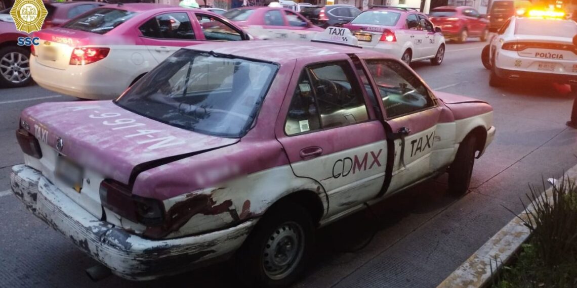 Detienen a taxista en CDMX por robo a pasajera en Tacubaya