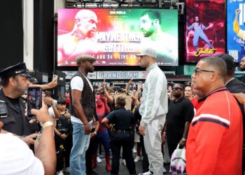 MAYWEATHER JR. Y GOTTI III se carean en nueva york rumbo a su pelea en ARENA CDMX EL 27/AGO