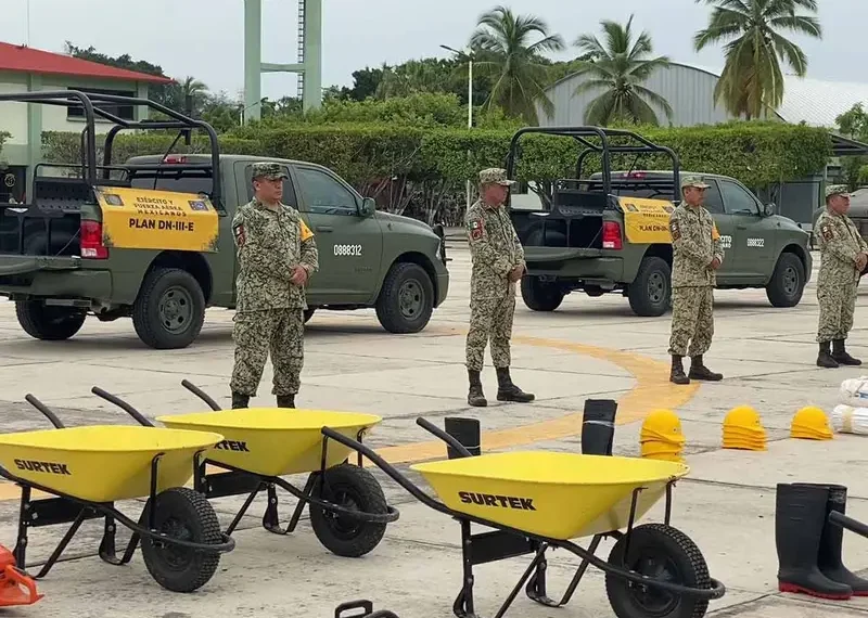 Sedena activa en fase de prevención Plan DNIII-E en Colima ante arribo de ‘John’