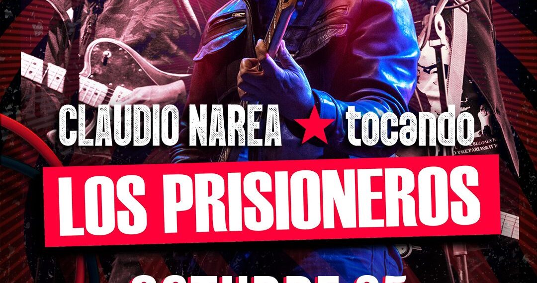 CLAUDIO NAREA, cantante de los prisioneros presenta “ÚNETE AL BAILE TOUR” en la Maraka en la CDMX