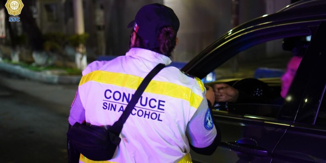 Arranca operativo “Conduce sin alcohol” en CDMX por fiestas patrias
