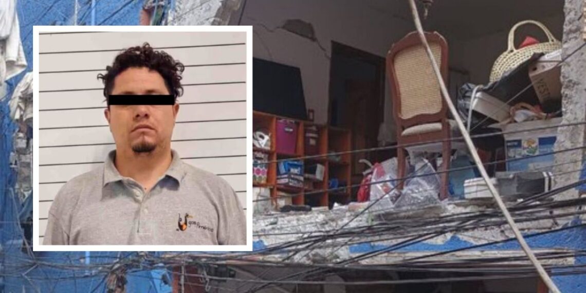 Tras huir, cae empleado de gasera presunto responsable de explosión en Coyoacán