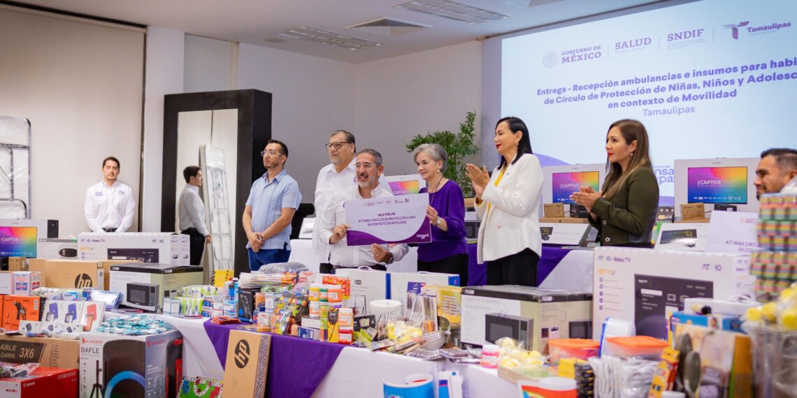 Habilita y equipa DIF Tamaulipas a “Círculos de Protección de Niñas, Niños y Adolescentes en Contexto de Movilidad”