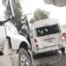 Fuerte accidente en la autopista México-Puebla deja dos heridos
