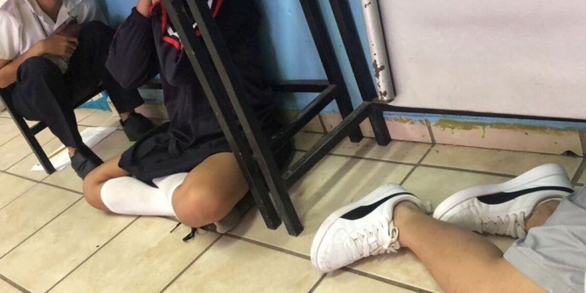 Niños de primaria en Culiacán viven momento de pánico por balacera
